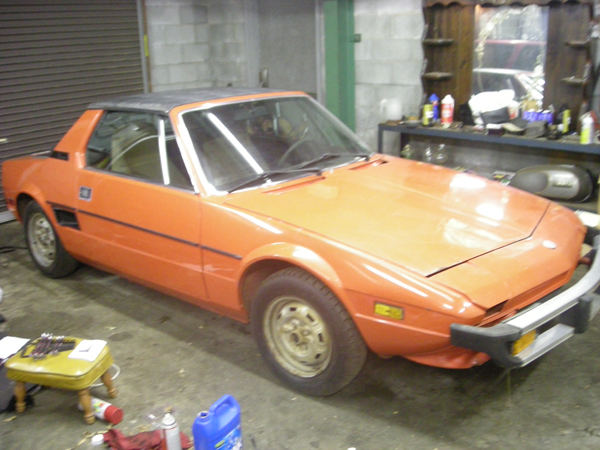 I bought two 1977 Fiat X1/9 cars